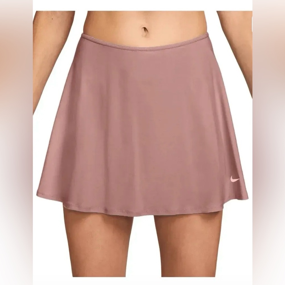 Nike Dusty Pink Athletic Skort with White Swoosh